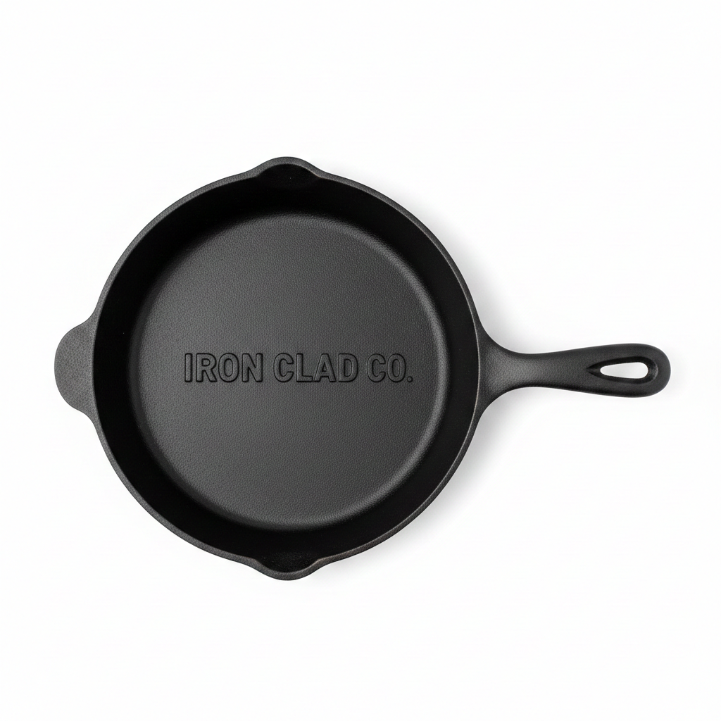 12-Inch Pre-Seasoned Cast Iron Skillet view 3