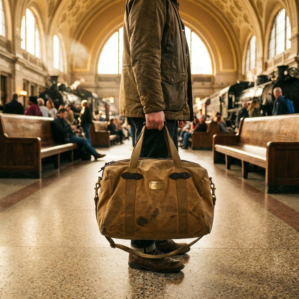 Rugged Twill Medium Duffle Bag